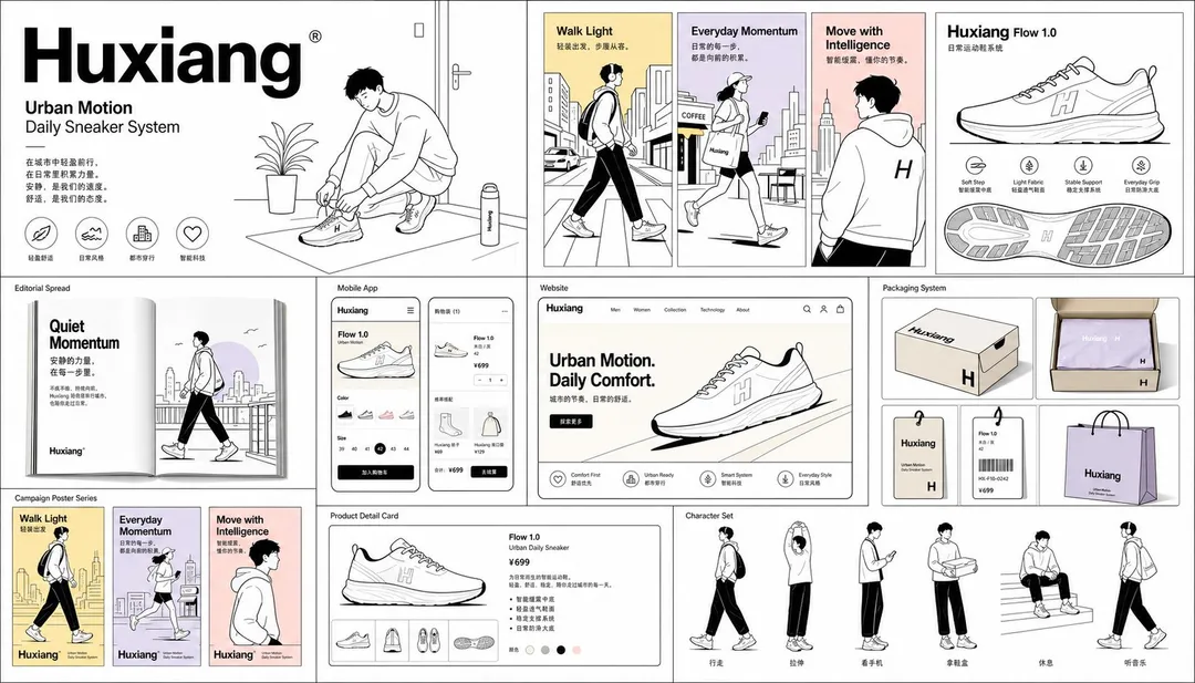Creativity and quietness themed Chinese infographic, AI generated