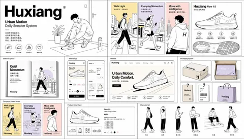 Creativity and quietness themed Chinese infographic, AI generated