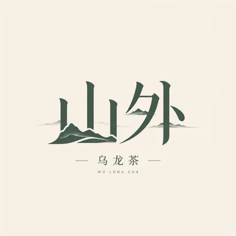 Shan Wai Wulong Tea logo, AI generated